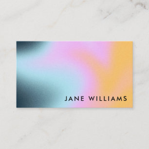 Carte De Visite Moderne Abstrait tendance Ombre Gradient