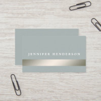 Moderne argenté rayé bleu poussiéreux professionne