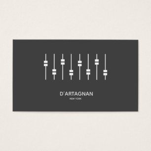 Carte de visite moderne Audio 2020