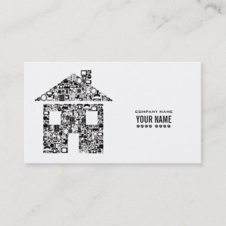 Carte de visite moderne blanc de modèle de