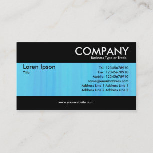 Carte De Visite Moderne - Bleu Peint