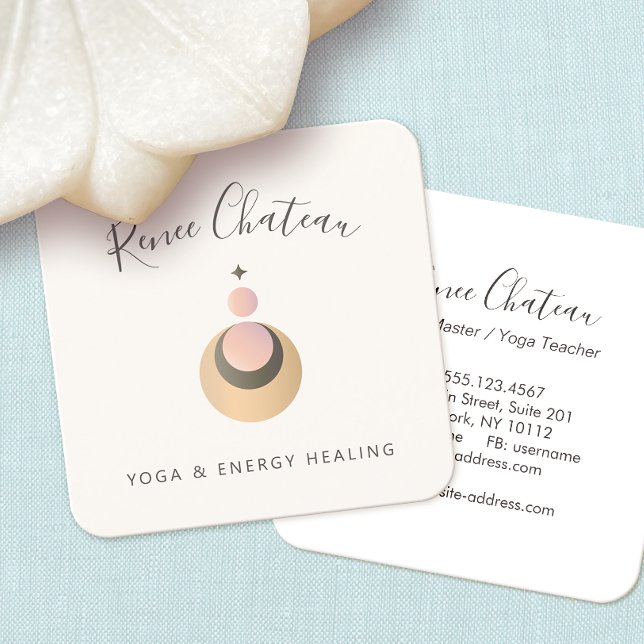 Carte de visite moderne Bobo Céleste Moon Star (Créateur téléchargé)