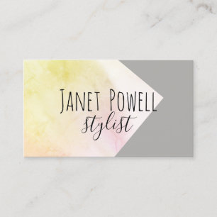 carte de visite moderne chic minimaliste