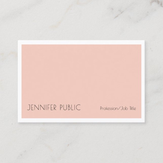Carte De Visite Moderne Créatif Simple Design Modèle tendance (Devant)
