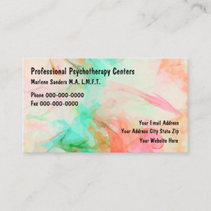 Carte De Visite Moderne de psychothérapeute conçu