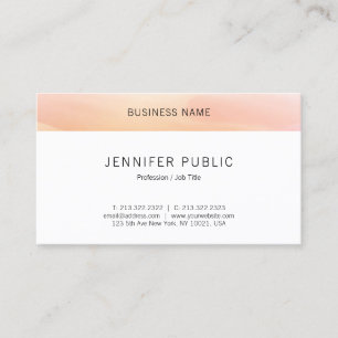 Carte De Visite Moderne Design simple Professionnel Modèle élégant