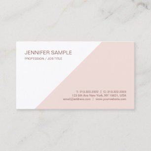 Carte De Visite Moderne Elegant minimaliste Modèle professionnel