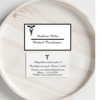 Carte De Visite Moderne Elegant Minimaliste Plan Professionnel