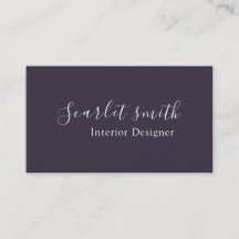 Moderne élégant minimaliste simple