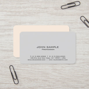 Carte De Visite Moderne Élégant Professionnel Simple Design Bleu