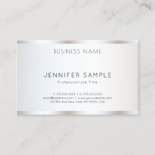 Carte De Visite Moderne Élégant Professionnel Simple Modèle