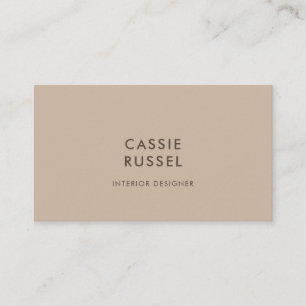 Carte de visite moderne et élégante