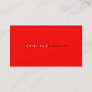 Carte de visite moderne et minimaliste