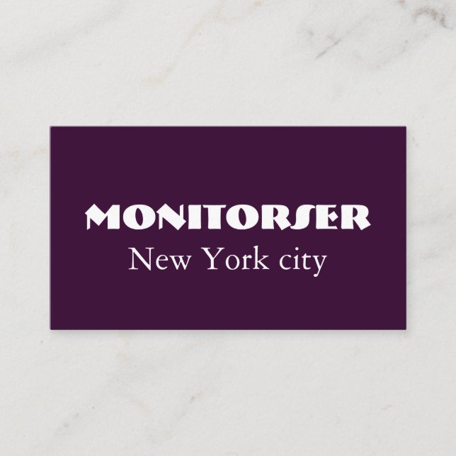 Carte de visite moderne et personnalisable (Devant)