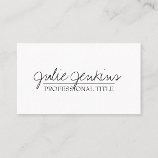 Carte de visite moderne et professionnelle