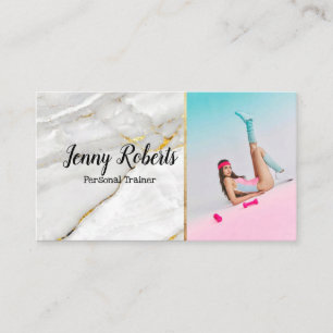 Carte De Visite Moderne et tendance Entraîneur personnel Fitness