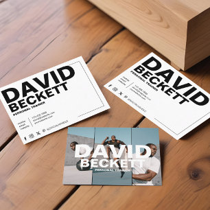 Carte De Visite Moderne et tendance Entraîneur personnel Fitness 3