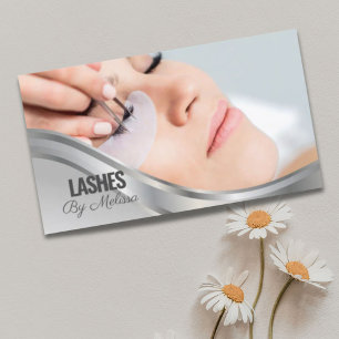 Carte De Visite Moderne Eyelash Beauty Maquillage Artiste Extensio