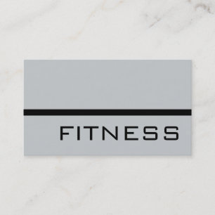 Carte de visite moderne Gris Professional Fitness