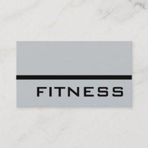 Carte de visite moderne Gris Professional Fitness