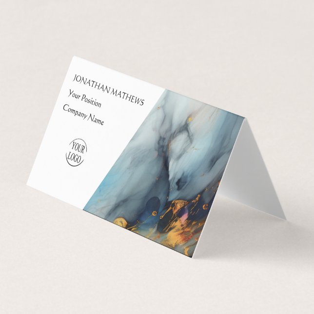 Carte De Visite Moderne I Abstrait 3 (Devant)