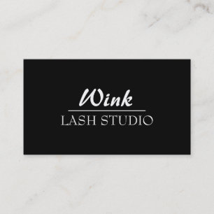 Carte De Visite Moderne Lash Extensions Lashes Salon de Beauté