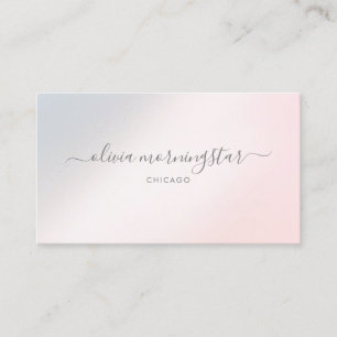 Carte De Visite Moderne Lumineuse Lush Minimaliste