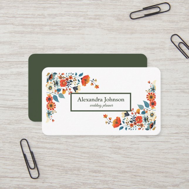 Carte De Visite Moderne Luxe Feuille D'Or Papier D'Aluminium (Devant/Arrière en situation)