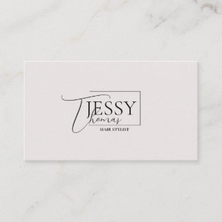 carte de visite moderne minimaliste chic