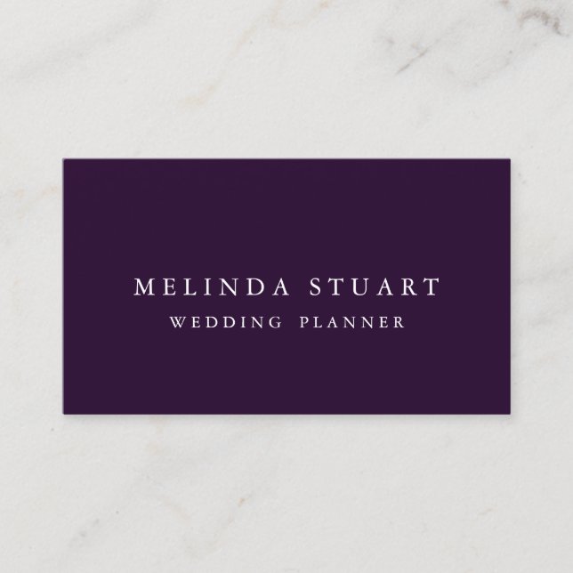 Carte De Visite Moderne minimaliste chic (Devant)
