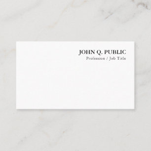Carte De Visite Moderne minimaliste Élégant Modèle tendance