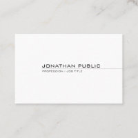 Moderne minimaliste élégant professionnel socle