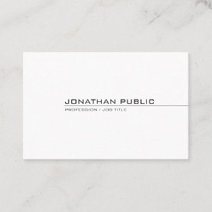 Carte De Visite Moderne minimaliste élégant professionnel socle