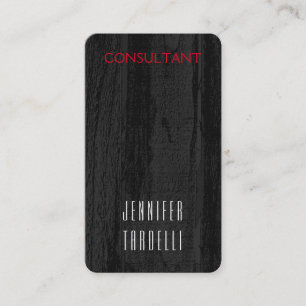 Carte De Visite Moderne minimaliste Gris Arrière - plan Élégant