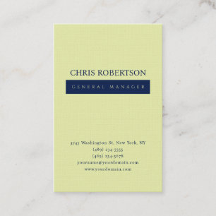 Carte De Visite Moderne Minimaliste Luxueux De Luxe Lin Premium