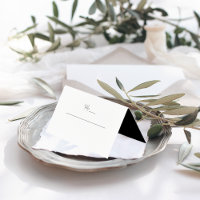 Moderne Minimaliste | Mariage Noir et Blanc