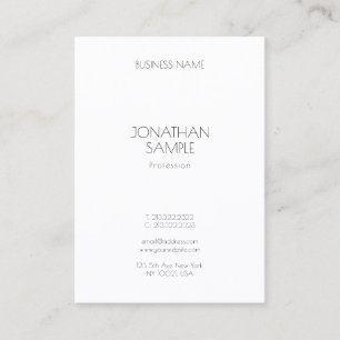 Carte De Visite Moderne minimaliste Modèle professionnel élégant