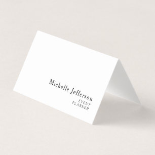 Carte De Visite Moderne minimaliste Plain Simple Creative