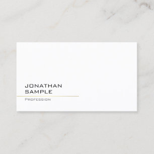 Carte De Visite Moderne minimaliste tendance Professional Chic Gol
