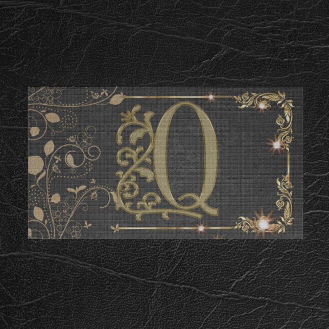 Carte De Visite Moderne Monogramme Masculine professionnelle Uniqu (Créateur téléchargé)