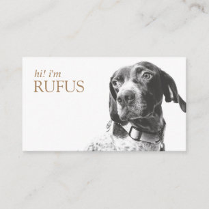 Carte De Visite Moderne Personnalisé Ajouter Votre Photo Code QR