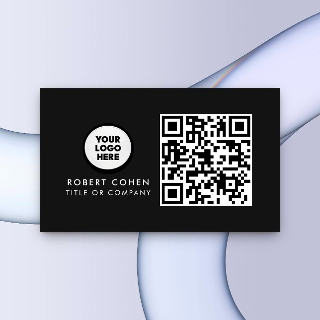 Carte de visite moderne personnalisée avec logo et (Créateur téléchargé)