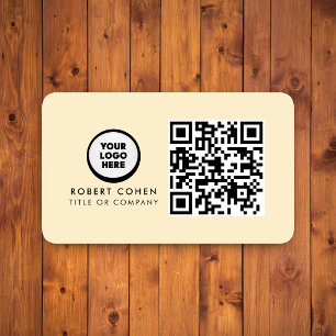 Carte de visite moderne personnalisée avec logo et