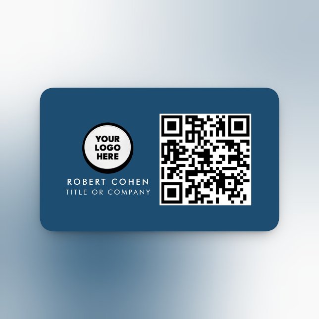 Carte de visite moderne personnalisée avec logo et (Créateur téléchargé)