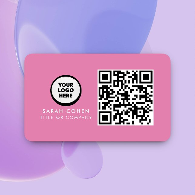 Carte de visite moderne personnalisée avec logo et (Créateur téléchargé)