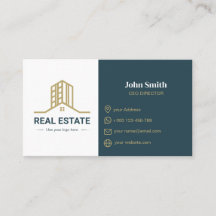 Carte de visite moderne pour IMMOBILIER