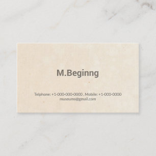 Carte De Visite Moderne professionnel simple d'impression