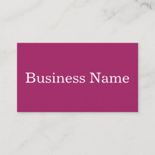 Carte De Visite Moderne rose Customisé Personnalisé