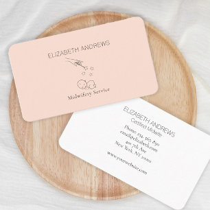 Carte De Visite Moderne, sage-femme, Naissance Doula