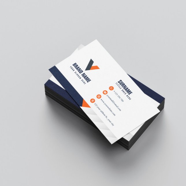 Carte De Visite Moderne simple élégant (Créateur téléchargé)